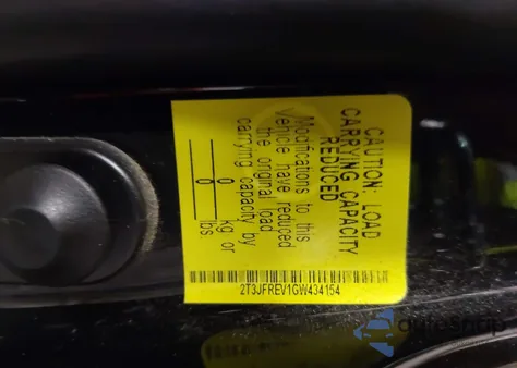 2016 Toyota Rav4 Se from USA, damaged, VIN 2T3JFREV1GW434154